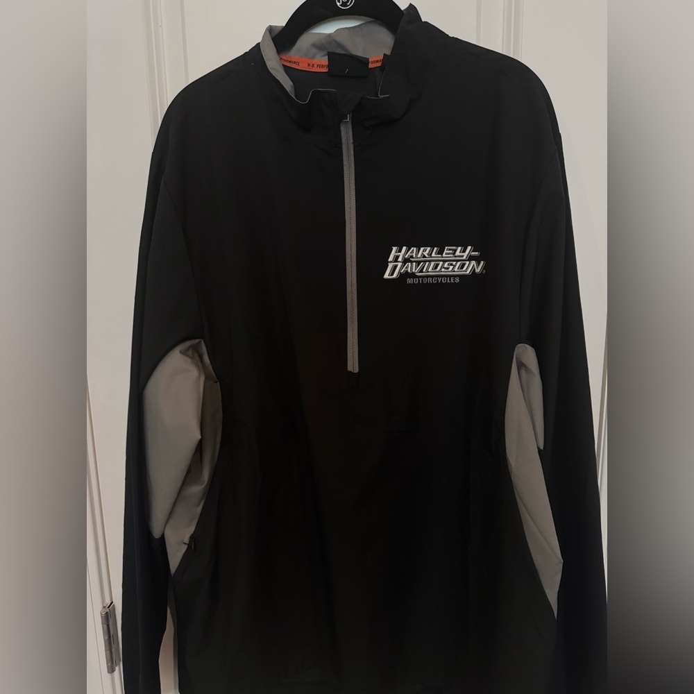 Harley-Davidson Performance Half Zip Windbreaker … - image 1